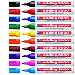 Germany Edding 3000 Metal Rod Marker 1.5-3MM Oily Marker 1PCS