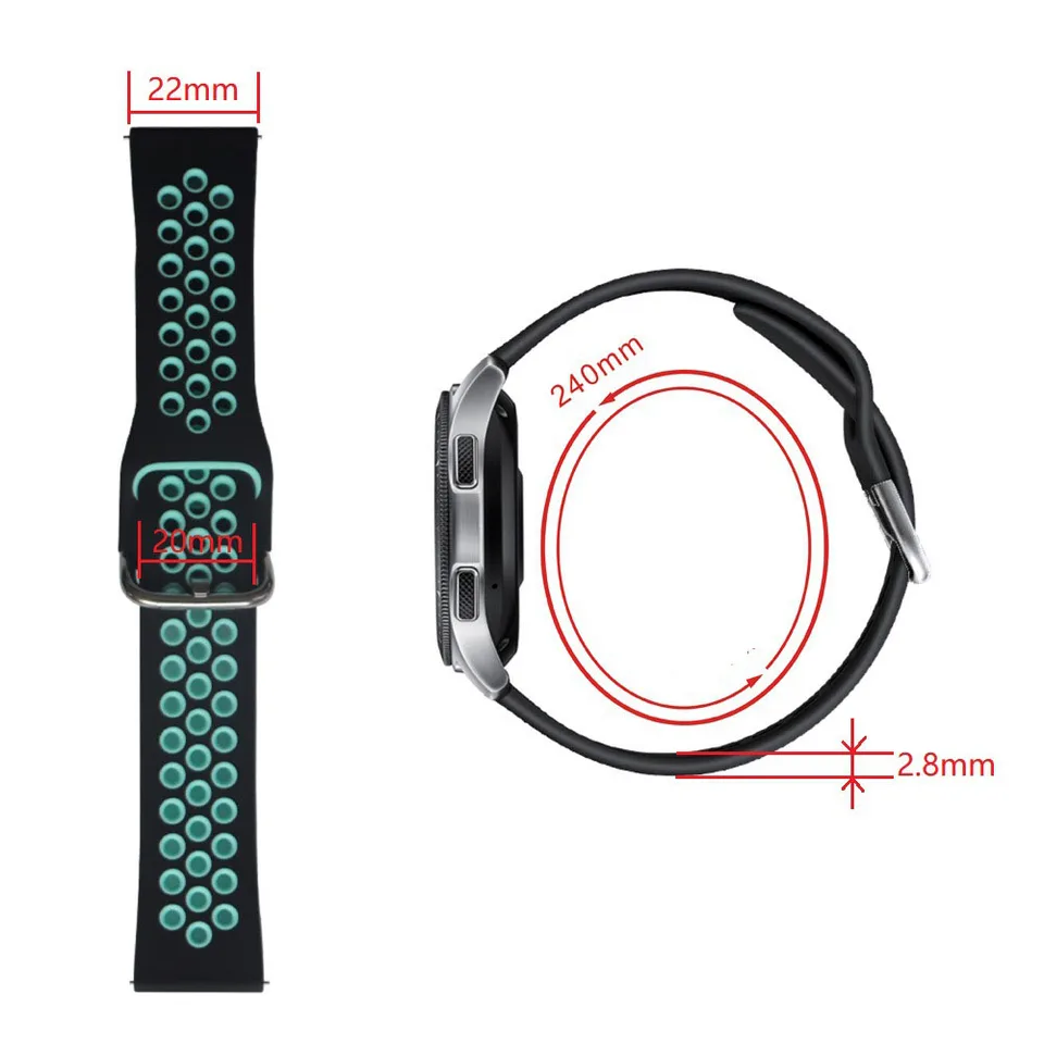 Bracelet de Sport en Silicone pour POLAR Pacer, 20mm 22mm, pour POLAR Grit X Pro/Vantage M M2/Unite/Ignite 2 3 Correa  1511