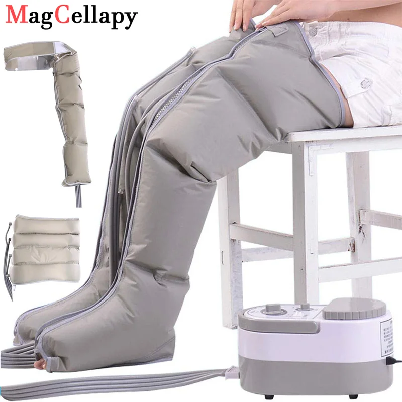 

Electric Air Compression Body Massager Boot Wraps Ankles Calf Massage Machine Promote Blood Circulation Relieve Pain Fatigue