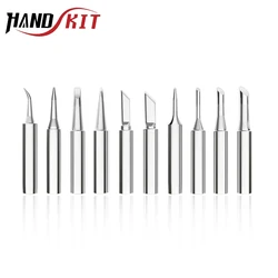 10PCS Soldering Tip Lead-free Soldering Iron Tips 900M Serise Sting Welding Tools 1.3K 1.8K 1.2D 1C B I