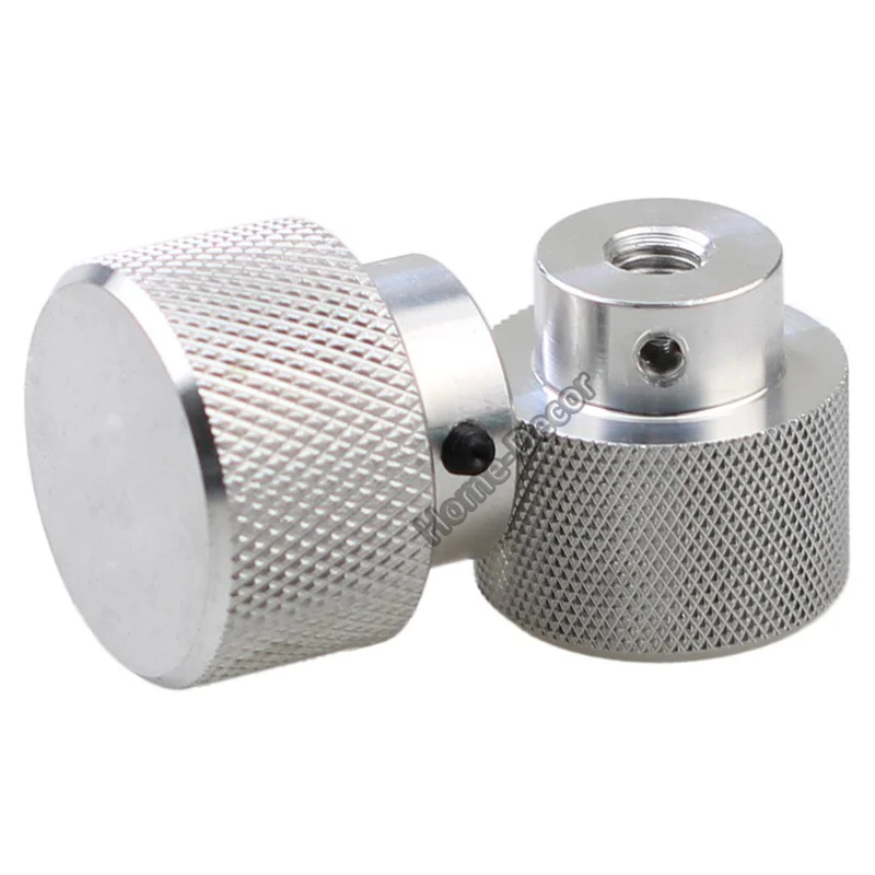 

2Pcs M6-M10 Aluminum Alloy Small Head Mesh Hand Screw Step Knurled Nut Blind Hole Tripod Fastening Foot Bracket Bolt Fixed Screw