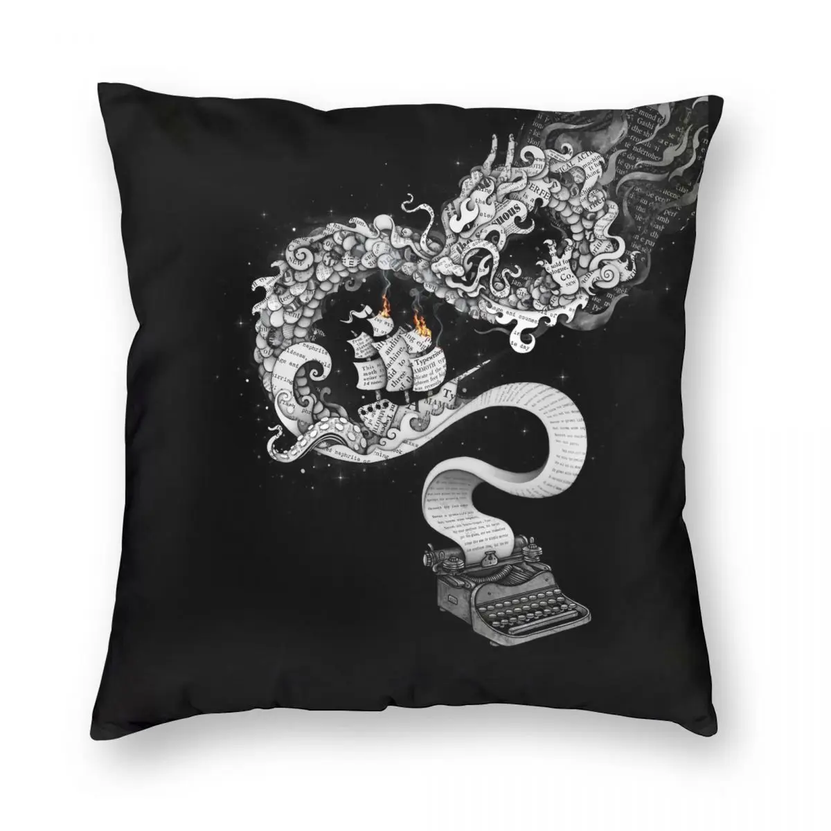 Unleashed Imagination Pillowcase Polyester Linen Velvet Pattern Zip Decor Pillow Case Sofa Seater Cushion Cover 45x45