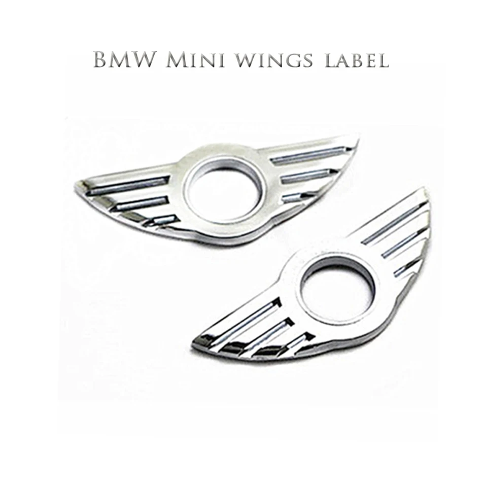 Atreus 1pcs For Mini Cooper Countryman R56 R50 R53 F56 F55 R60 R57 Car Auto Accessories Door Pin Lock Wing Emblem Badge Stickers