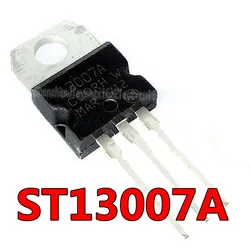 10pcs ST13007D TO-220 ST13007A TO220 ST13007 13007D 13007A   HIGH VOLTAGE FAST-SWITCHING NPN POWER TRANSISTOR