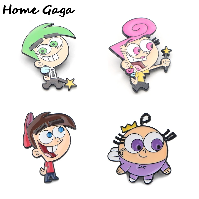 Homegaga Cartoon Brooch Personality Handbag Backpack Badges Decorative Costume Pin Lapel Pins Hat Badge Fashion Jewelry D2857