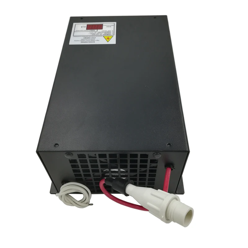 MYJG100W nueva fuente de alimentación láser CO2 100W con regulador de voltaje de diagnóstico de fallos y pantalla LED para tubo láser CO2