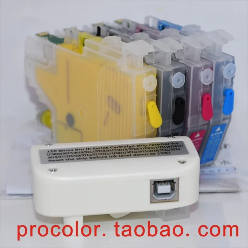 LC3219 XL LC3217 refill ink cartridge resetter chip for BROTHER MFC-J5330DW MFC J5930DW J5335DW J5730DW 6530DW J6930DW printer