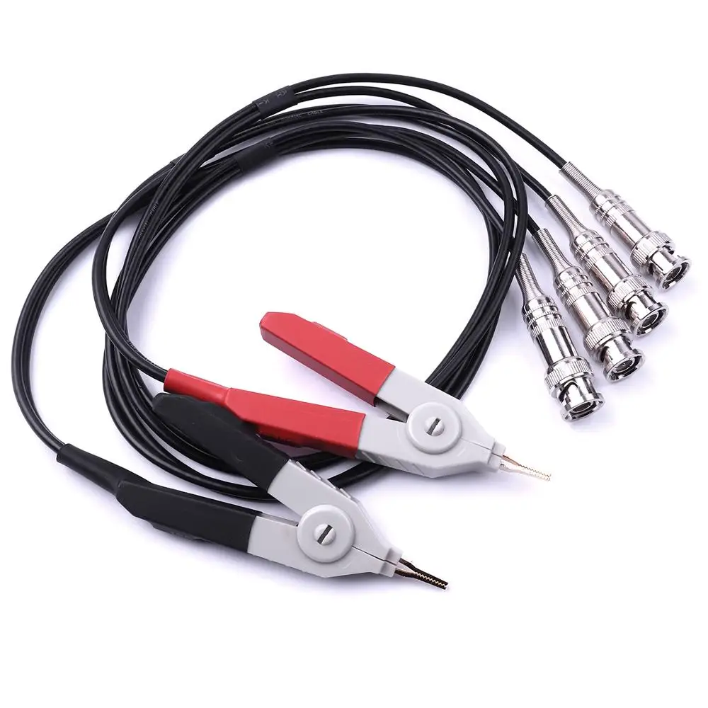 600-700MM LCR Meter Test Leads Clip Terminal Kelvin Line High Quality Four Wire Lead Kelvin Probes Kelvin Clip