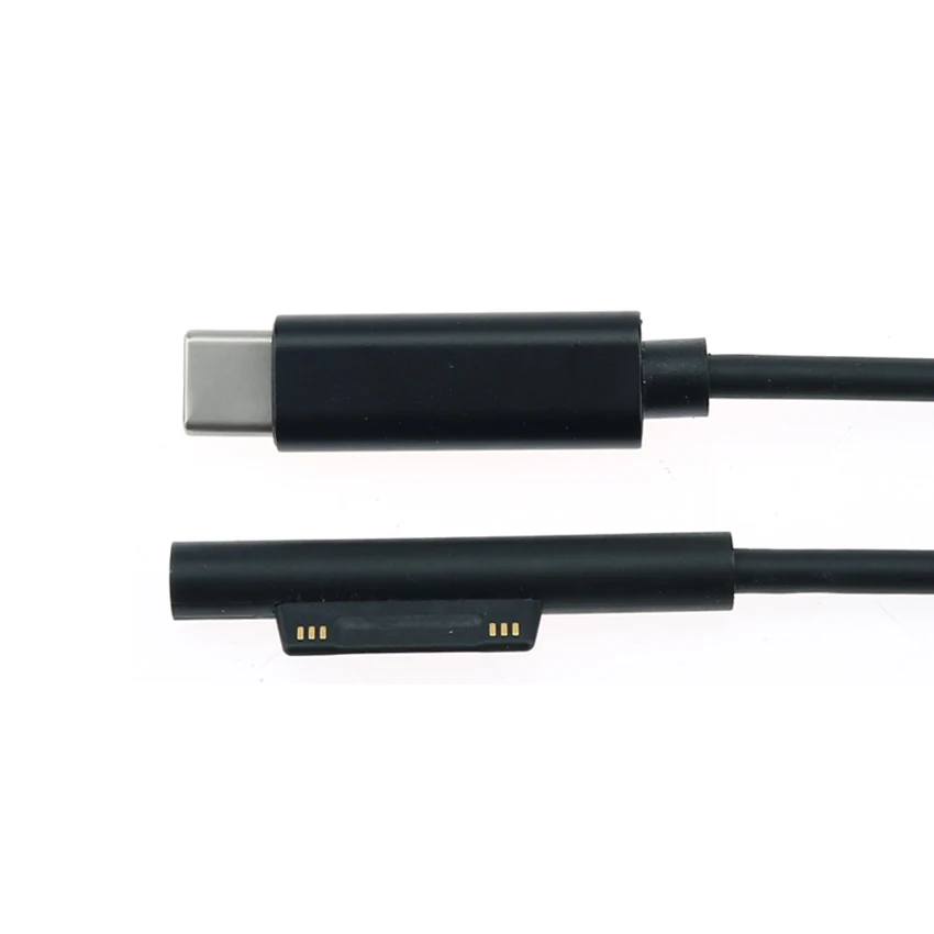 Зарядное устройство YuXi USB Type-C, 65 Вт, 15 В, 3 А, PD, кабель для быстрой зарядки для Microsoft Surface Pro 7/6/5/4/3 Book/Book 2