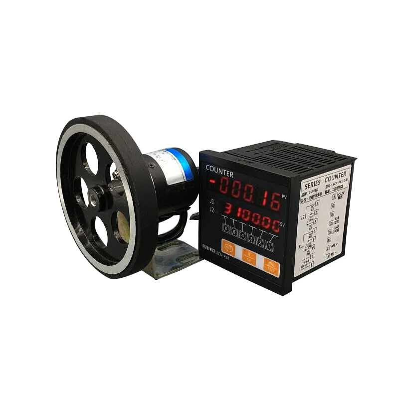 

Code Wheel Type Electronic Metering Device Rolling Machine Length Measuring Controller Intelligent Digital Display