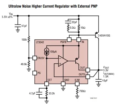 LT3042 dual positive voltage, low noise, high precision linear stabilized DC power supply, polishing and upgrading DAC