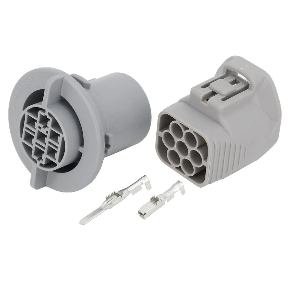 5 Sets 7 Pin Is Equipped with a Waterproof Jacket Hole Connectors Car Connector Terminals DJ3072-2.2-21 6189-0127
