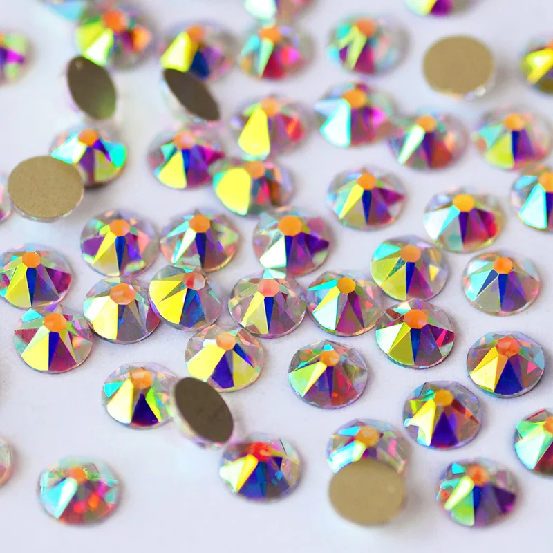 YANRUO 2088NoHF Strass-Set 8 Große 8 Kleine Nicht-Hotfix-Steine für Nagelkunst, DIY-Kleidung, Kleiderherstellung, Steine und Kristalle – Detail 3