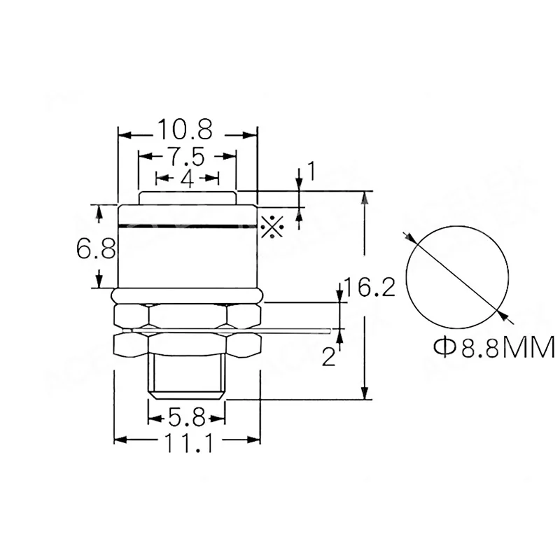 10 Stuks/Batch 4Mm Banaan Terminal 4Mm Banaan Socket Plug Inverter Verbinding Adapter Diy Rood Zwart