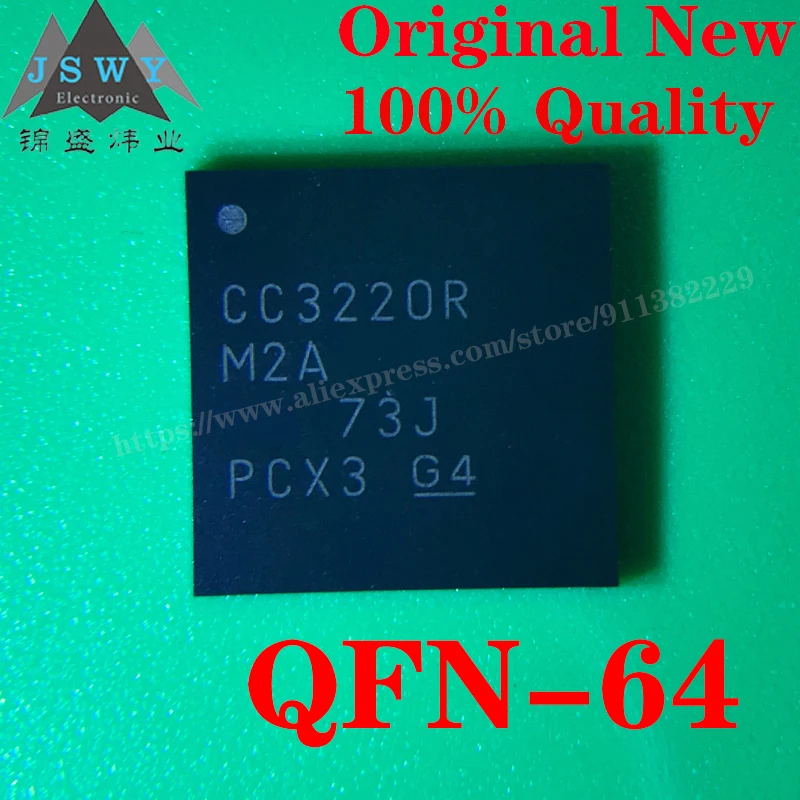 

CC3220RM2ARGKT QFN64 Wireless/RF Integrated Circuit RF Microcontroller-MCU IC Chip Use the for module arduino nano Free Shipping