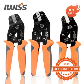 IWISS mini ferramenta de crimpagem manual SN-28B/48B/58B/01BM/03BM/2546B/2549/SN-05B/SN-02C dupont jst alicate crimper ferramentas de braçadeira elétrica