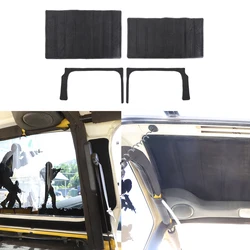 for Jeep Wrangler TJ 1997-2006 Roof Hardtop/Rear Window Heat Insulation Cotton Cover Pad Mat Black Car Interior Accessories