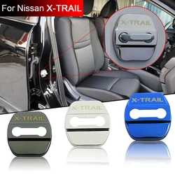 4pcs 3D stainless steel Car door protection cover Car sticker for nissan x trail t30 t31 t32 X-TRAIL Car sticker car accessories