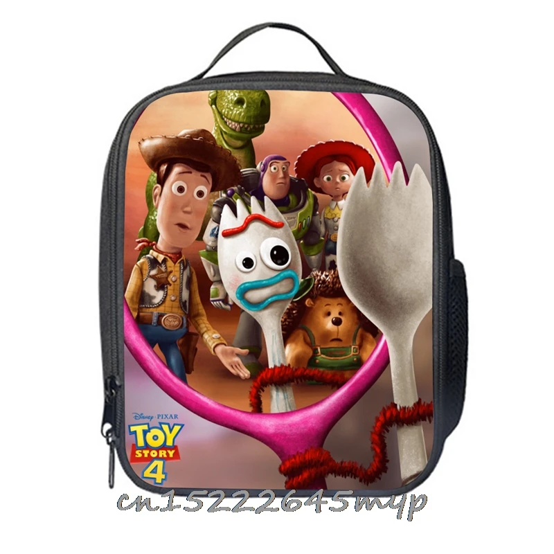 Toy 4 Story Print pranzo al sacco isolato Tote Bag termici Picnic Food Lunch box bag per donna ragazze donna bambini Disney