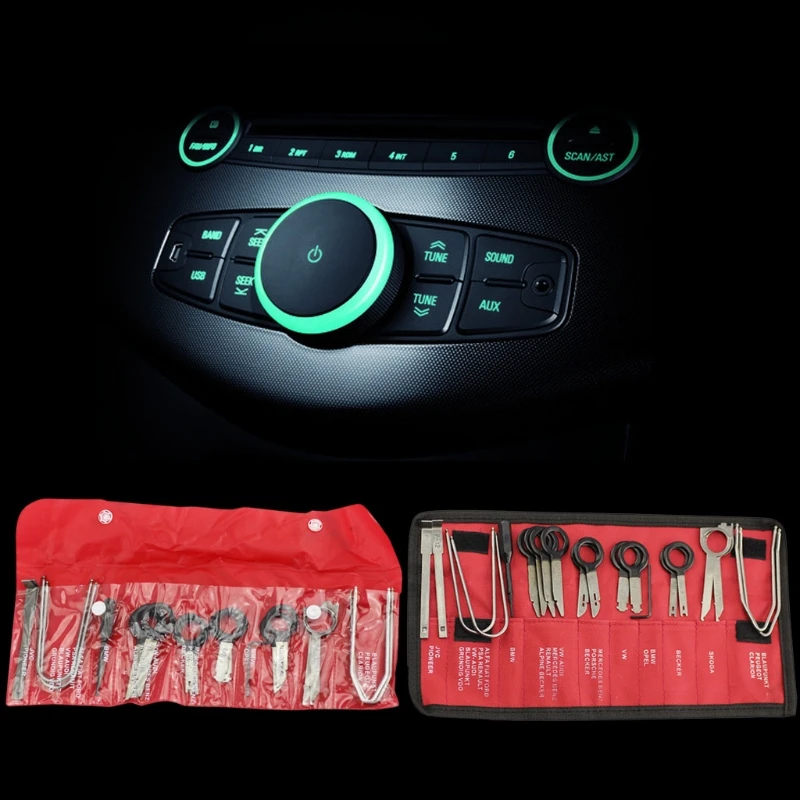 20 Pcs Car Speaker Disassembly Tool Set Auto Stereo Removal Radio Keys Remove