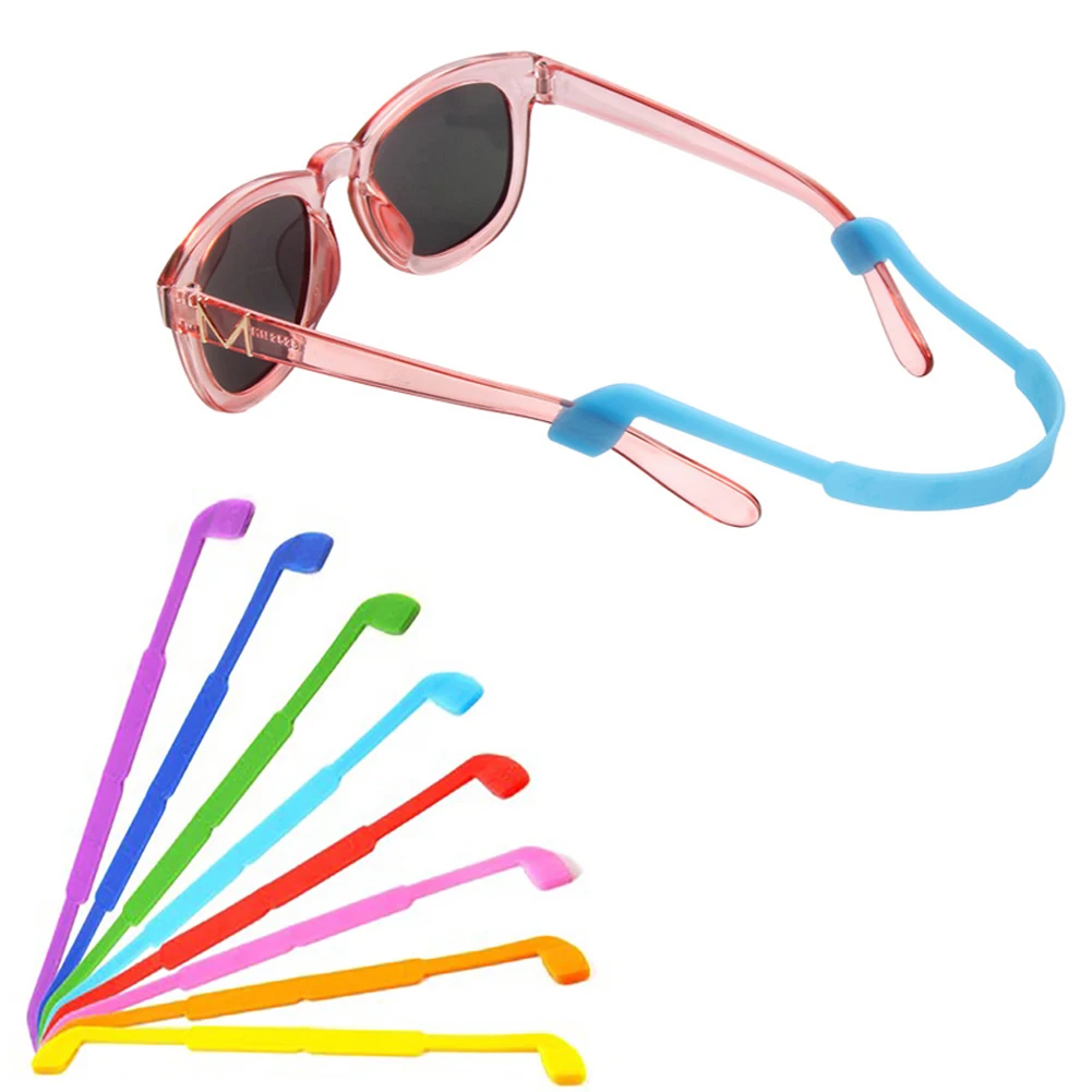 

1 Pcs Silicone Eyeglasses Strap Children Glasses Safety Band Strap Retainer Sunglasses Band Cord Holder Sports Glasses Rope