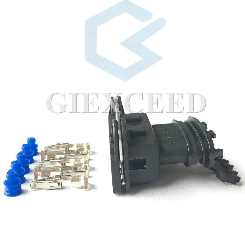 Conector de montagem CA automotivo selado fêmea JPT, Junior Power Timer, AMP, Plugue de ignição para VW, 5 pinos, 282193-1, 2 conjuntos