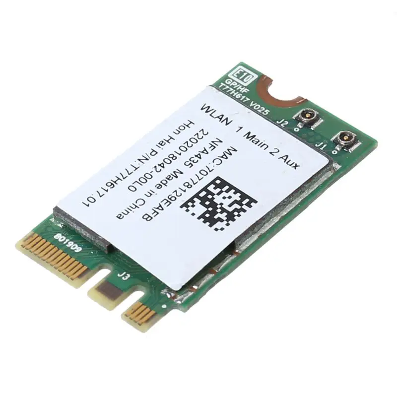 Wireless Adapter Card for QCA9377 QCNFA435 802.11AC 2.4G/5G NGFF WIFI WLAN Card Bluetooth 4.1 for PC Computer
