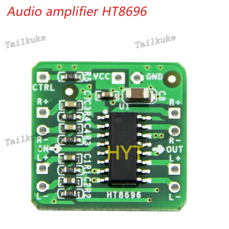 Differential Power Verstärker Bord 2x10W Digitale Class D Audio Power Verstärker HT8696 Differential Eingang 3,6-8,5 V