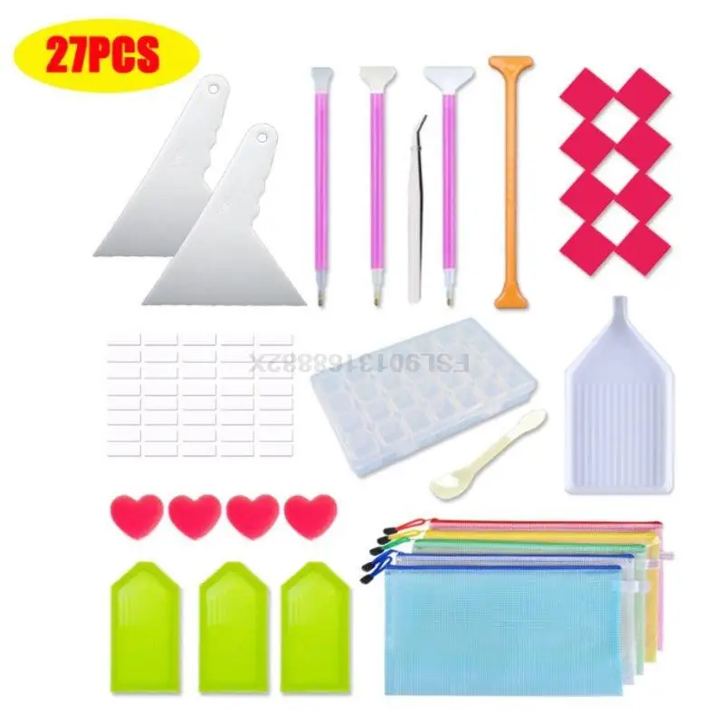 Roller Press Drill Applicator Artifact DIY Diamond Painting Cross Stitch Craft Tool Art Embroidery Fitting Kit