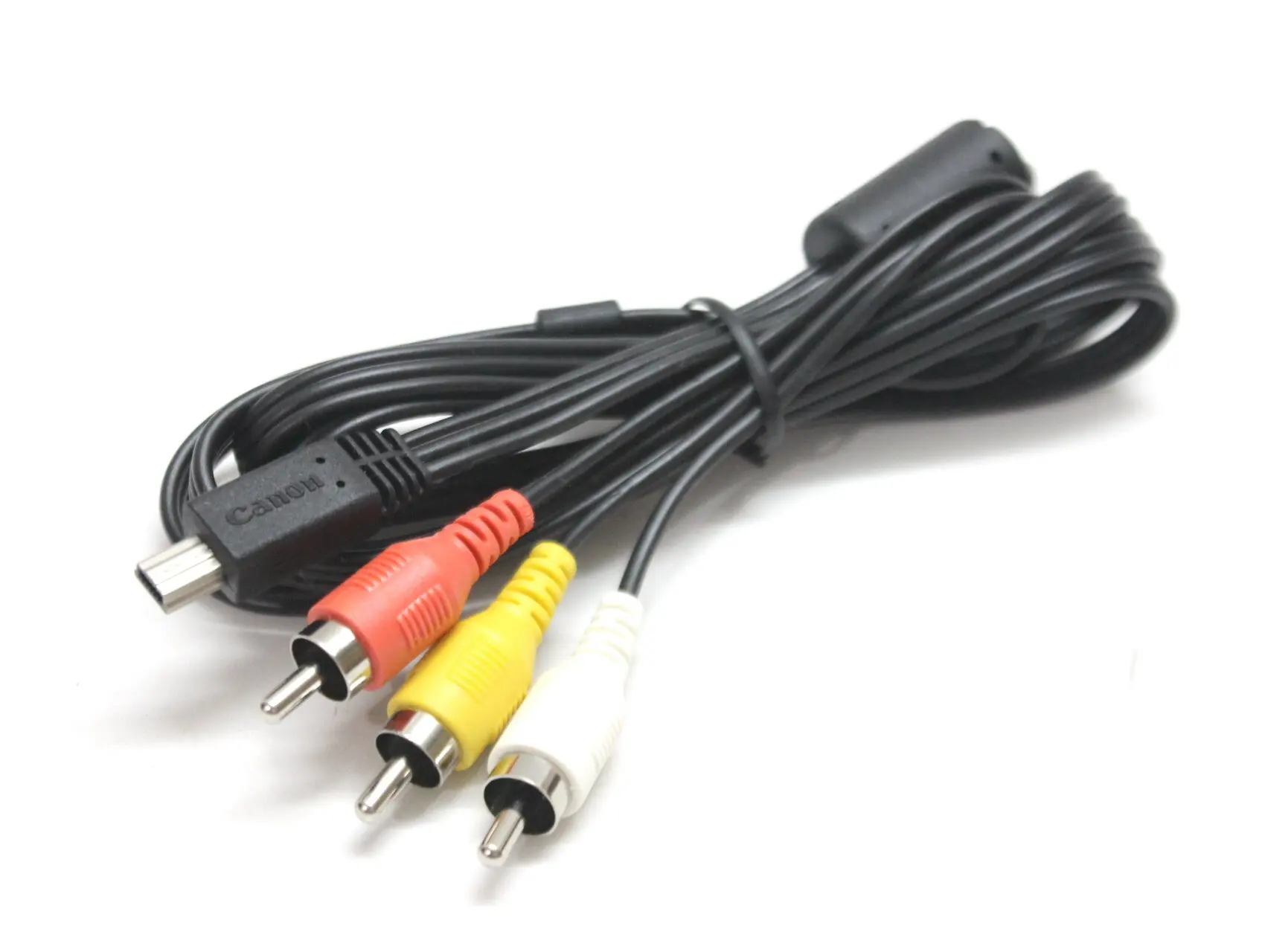 AVC-DC400ST Stereo kabel AV dla Canon EOS-7D 5D 1D 60D 600D 550D T3i T4i S100 SD4500 320HS 500HS 520HS SX230HS SX260HS