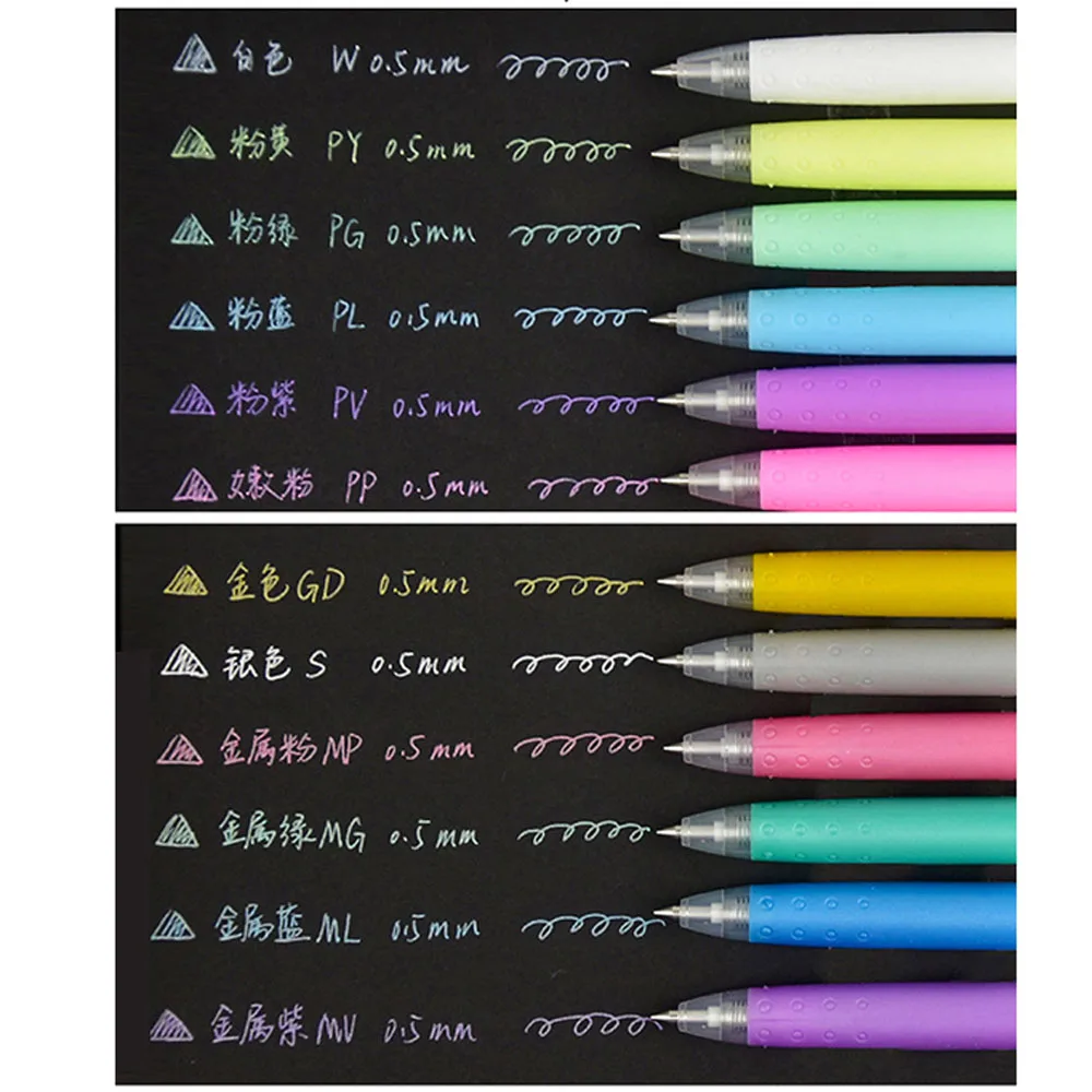 1pcs PILOT Juice Press Color Gel Pen LJU-10EF Metal/Pearl/Fluorescent 0.5mm Student Stationery Special for Hand Account Painting