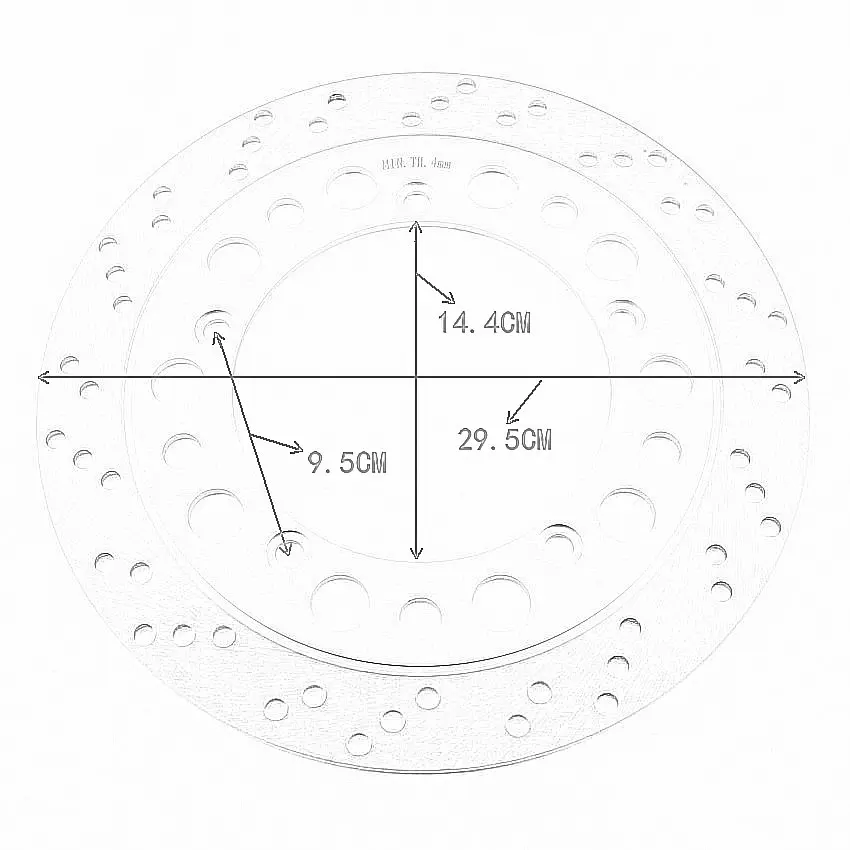 Disque de frein avant de moto, Honda VTfemale, Shadow VLX, Deluxe VT600C, NV400, CJ, CK, CS, CV Steed, 45251-MR1-670, 45251-MZ8-R40