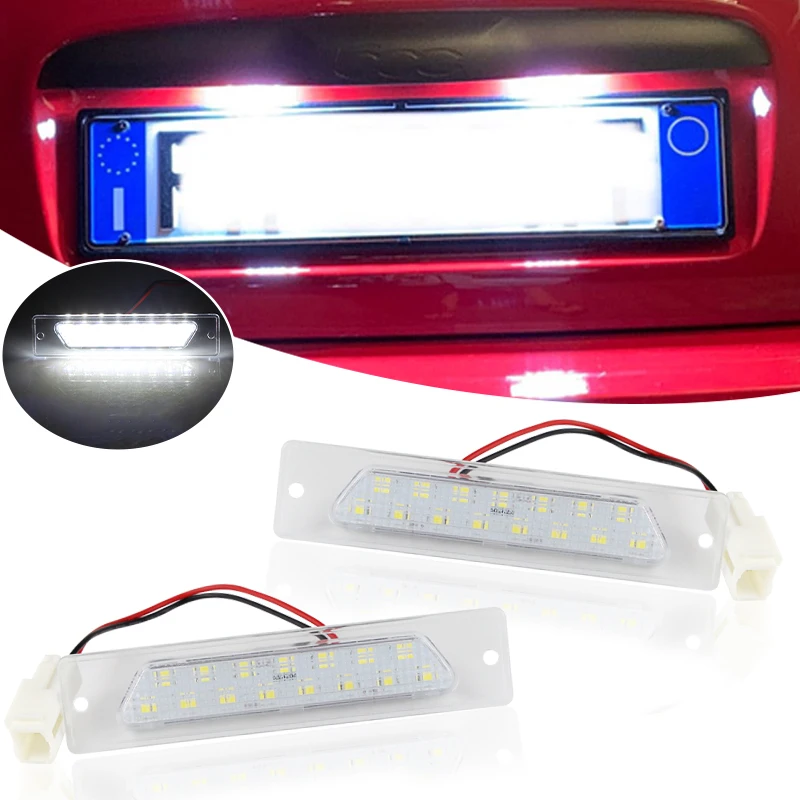 2PCS CANbus LED License Number Plate Light FOR Maserati Quattroporte V M139 generation 5th 2003-2012 OEM 363100111,714044750609