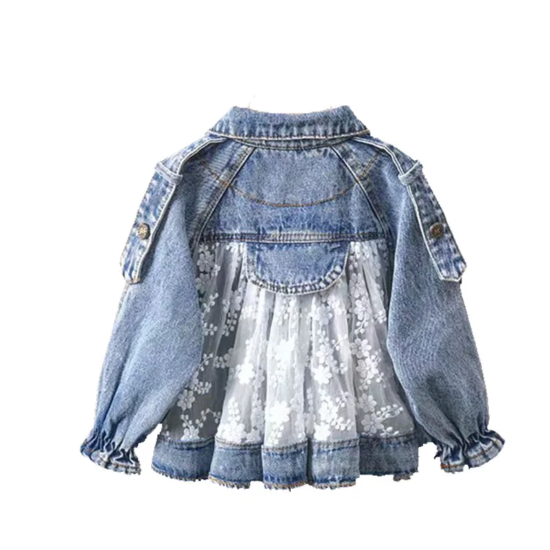 Spring/Autumn Girls\' Denim Jacket Coat New Korean Children\'s Clothing Clothes Infant Girls Baby Tops