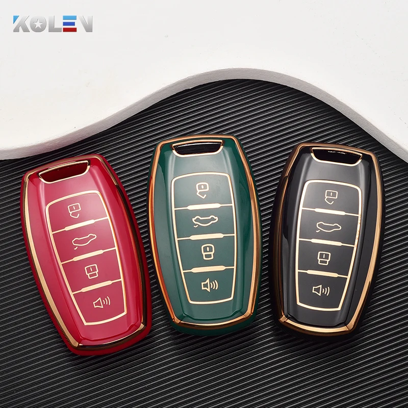 Fashion TPU Car Remote Key Case Cover Shell For Great Wall Haval Hover H1 H4 H6 H7 H9 F5 F7 H2S GMW Coupe Protected Keyless Fob