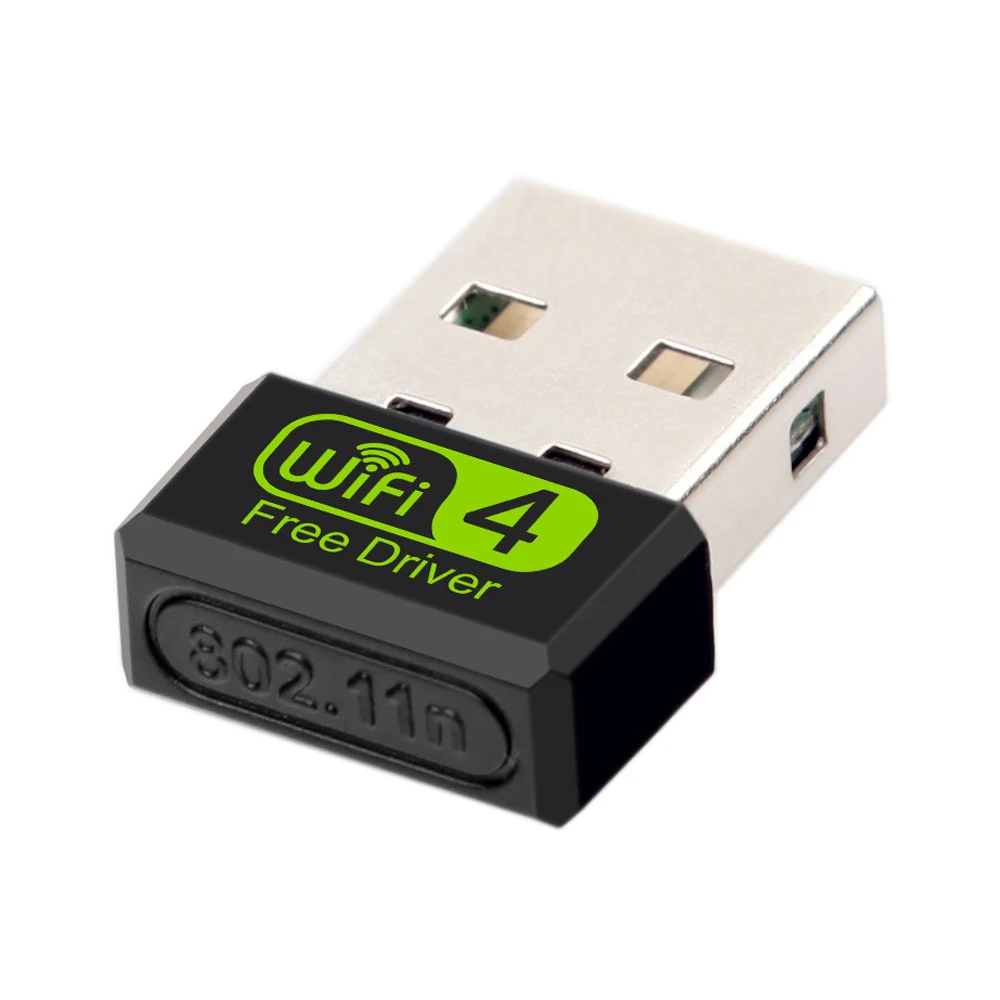 Мини USB Wi-fi адаптер 2,4 ГГц 150 Мбит/с 802.11b/G/N USB2.0