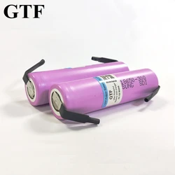 GTF 18650 3000mAh rzeczywista pojemność 3.7V akumulator litowo-jonowy na produkt elektroniczny INR 18650 30Q 20A akumulator + DIY nicke