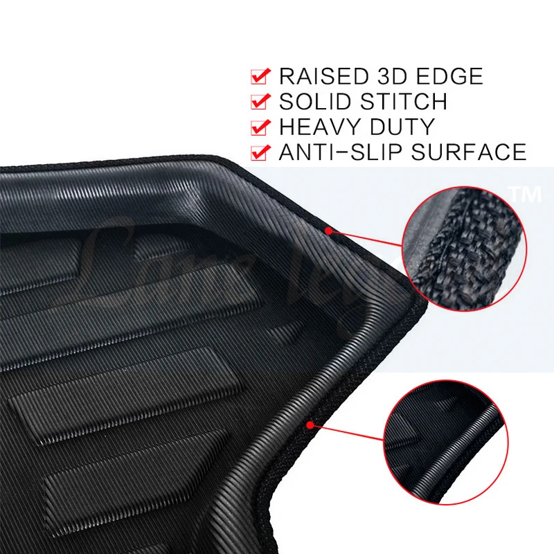 For Mazda 3 Axela 2014 2015 2016 2017 2018 Hatchback Boot Mat Rear Trunk Liner Cargo Floor Tray Carpet Protector Car Accessories