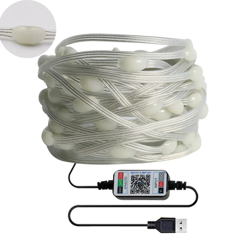 10M USB LED String Light Bluetooth App Control String Lights Lamp Waterproof Outdoor Fairy Lights for Christmas Tree Decoration