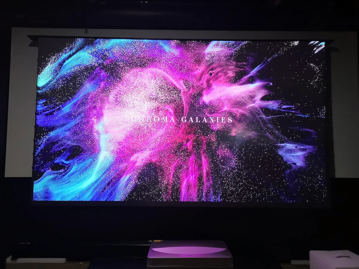 Freies Verschiffen 100 Zoll 16:9 CLR Faltbare Projektor Bildschirm Mit Ultra Kurze Werfen ALR Mit 0,6 Verstärkung Für Home Cinema – Detail 17
