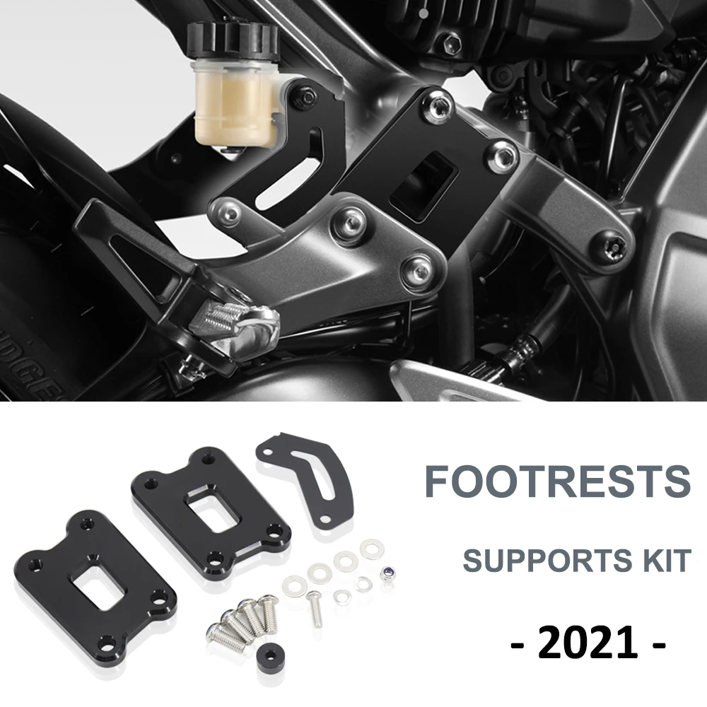 

Rear Pedal Lowering Kit EVO Passenger Footrests Supports Kit 2021 2022 2023 For YAMAHA MT-09 MT09 MT 09 FZ09 FZ-09 Motorcycle