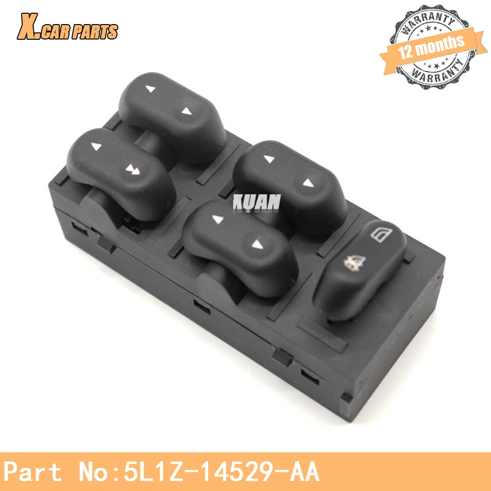 5L1Z-14529-AA Power Master Control Window Switch Front LH Driver Side For Ford Crown Victoria Expedition F-150 Lincoln