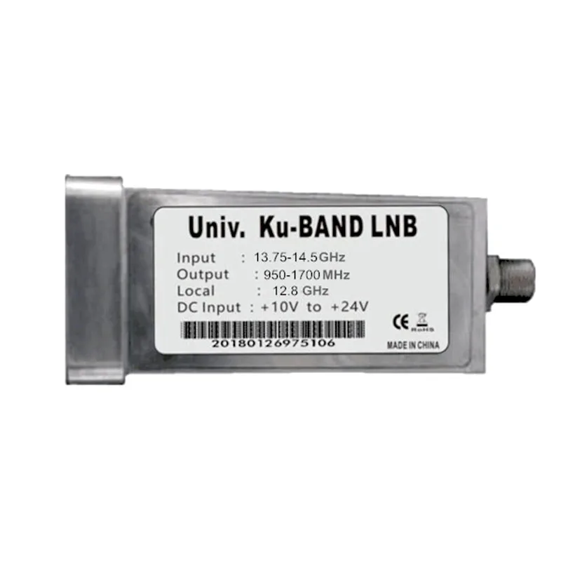 Ku Band Lnb Single Polarity 12.8GHz for Project with High Gain and Low Noise Division Factory Wholesale Customized Frequency