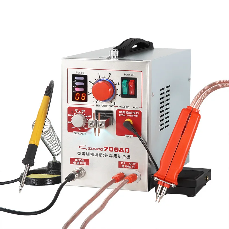 220V 3.2KW 709AD Battery Spot Welder with HB-70B Welder pen for 18650 Spot Welding Machine