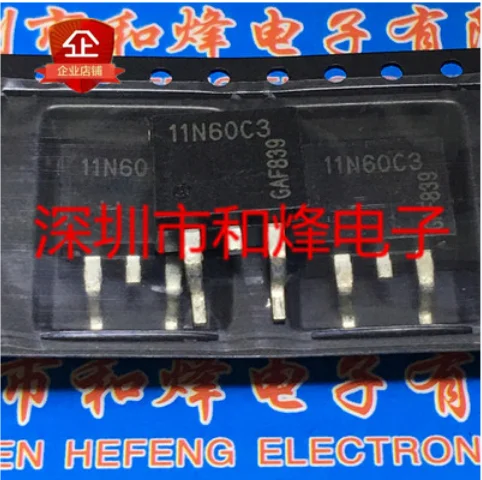 Free Shipping  50pcs 11N60C3 SPB11N60C3  TO-263 650V 11A