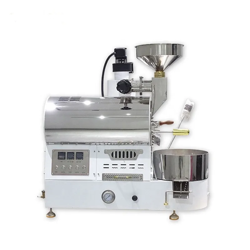 Home Mini Gas 1kg Hot Air High-level Electric Drum Coffee Bean Roaster Machine Glaster 110v Korea