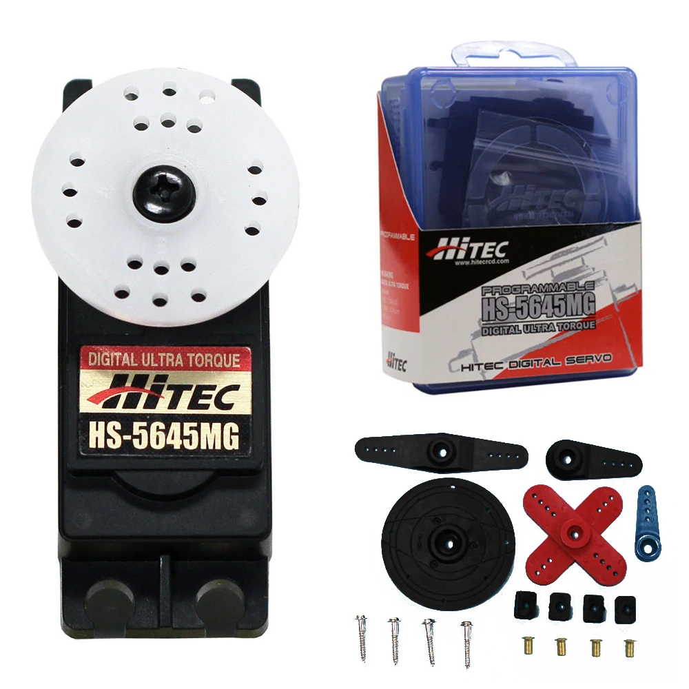 Hitec-Servo deportivo Digital, engranaje de Metal de alto Torque, Original, HS-5645MG