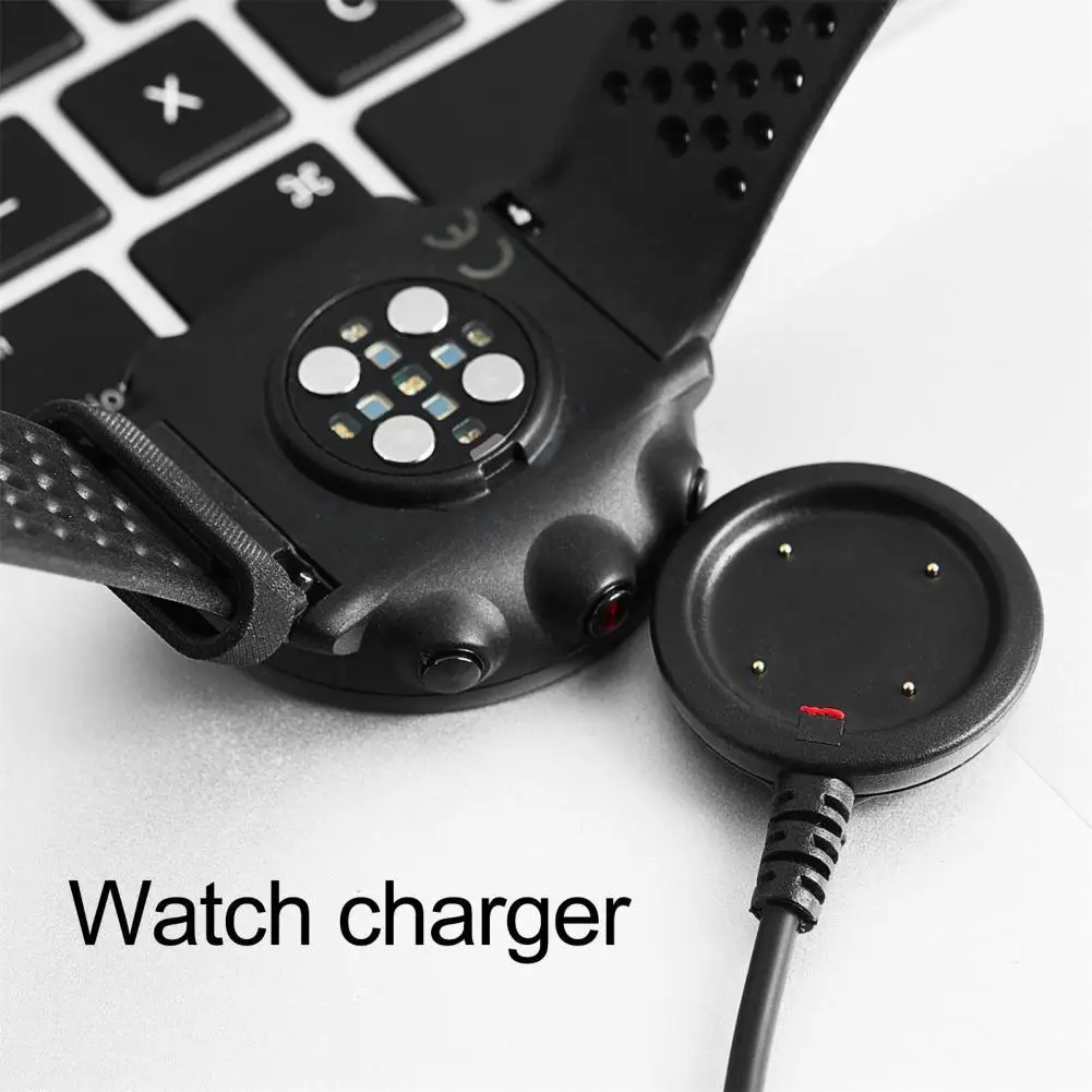 HOT SALES!!! Charger Powerful Output Short Circuit Protection Black Stable Smart Watch Charger for Polar Vantage M