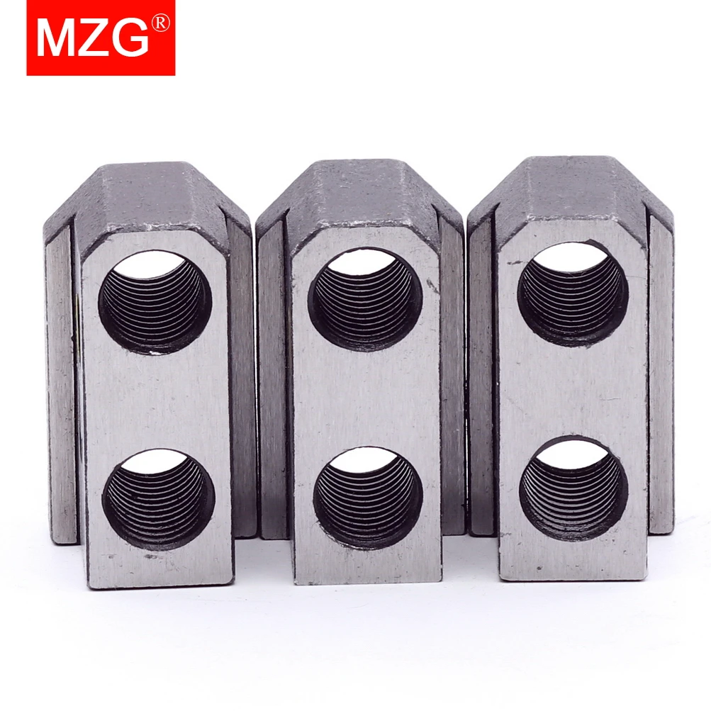 MZG 4 5 6 7 10 12 Inch Hollow Solid Standard CNC Lathe Chuck Machining Cutting Tool T-Slot Block