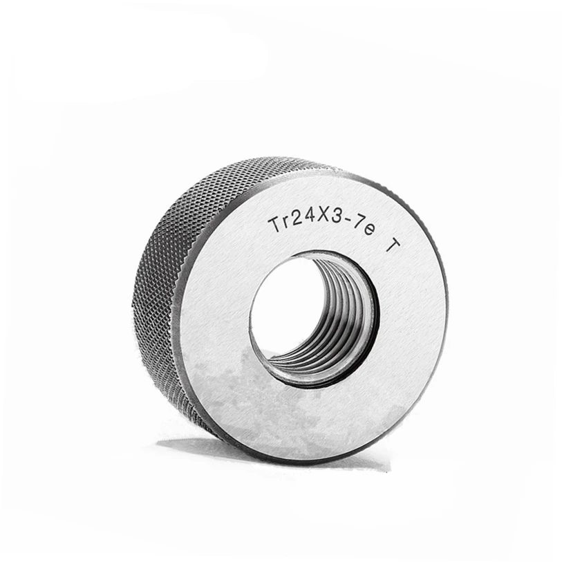 Imagem -02 - tipo Parafuso Rosca Anel Calibre Tr12 Tr14 Tr16 Tr18 Tr20 Tr22 Tr24 Tr26 Tr28 Tr30 Tr32 Trapezoidal o Gage go Nogo Ferramenta de Medição t